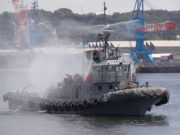 Tugboat sprinkling