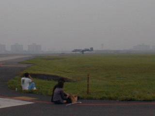 A-10A is landing