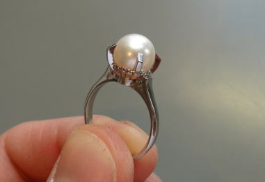 真珠の指輪　依頼品