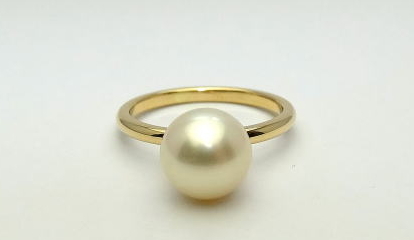 真珠を使った指輪制作