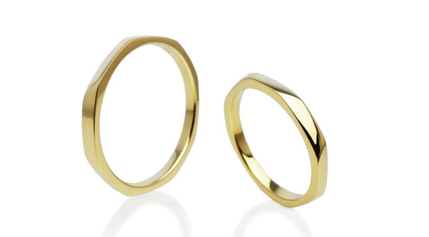 フタマタイチゲ　結婚指輪（マリッジリング）