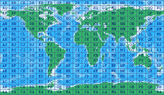grid squares map