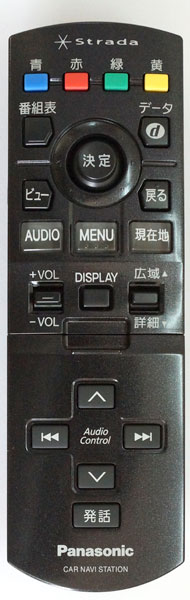 Panasonic カーナビ純正リモコン CA-RM010D パナソニック