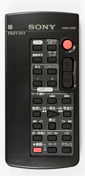 テレビ/映像機器 その他 SONY ビデオカメラ 純正リモコン RMT-811